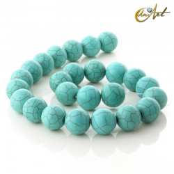 Synthetic Turquoise Balls - 16 mm