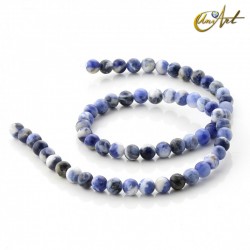 Cuentas redondas de sodalita - 6 mm
