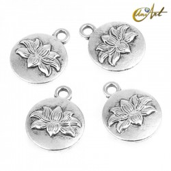 Flor de loto - 10 uds de colgantes
