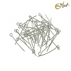 Alfiler 17 mm con cabeza de anilla