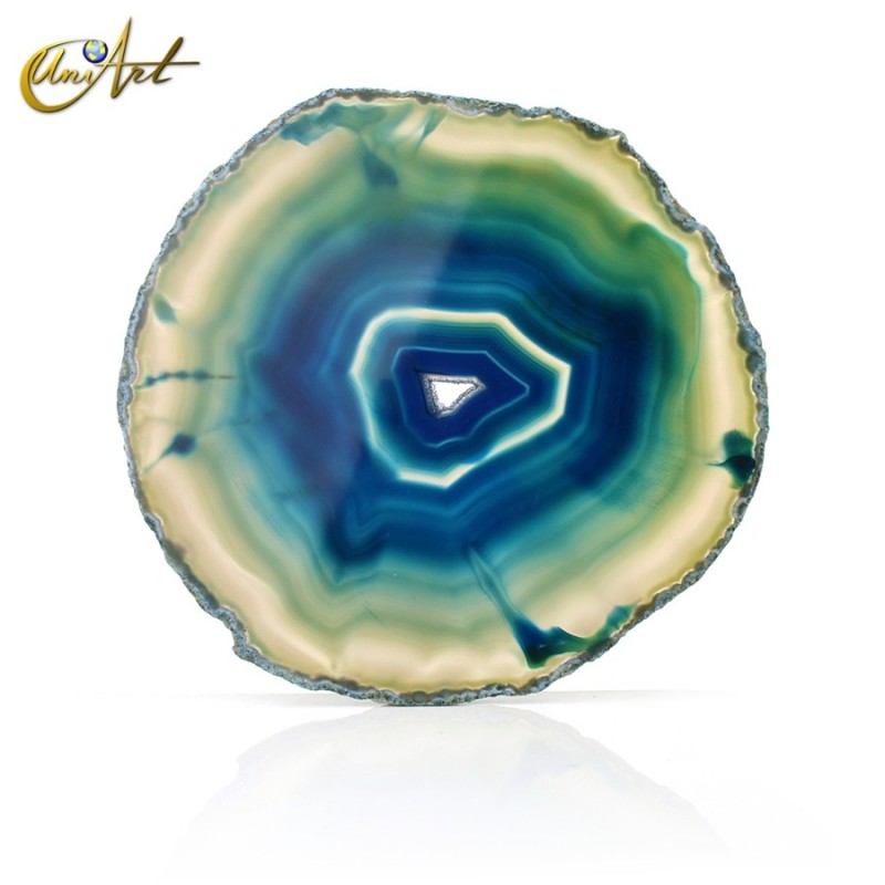 Chapa de Ágata azul - modelo 1