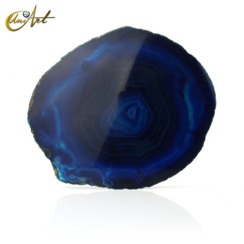Blue Agate Slice - model 3