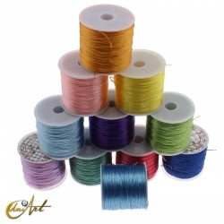 Elastic rubber to thread jewelry