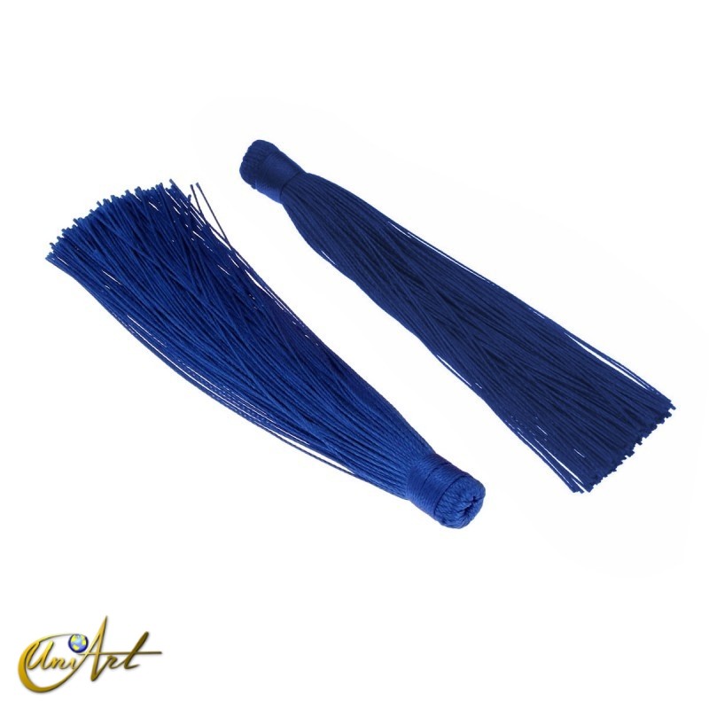 Borla de colores - azul