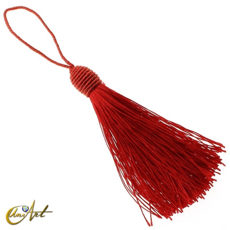 Borla con lazada - rojo