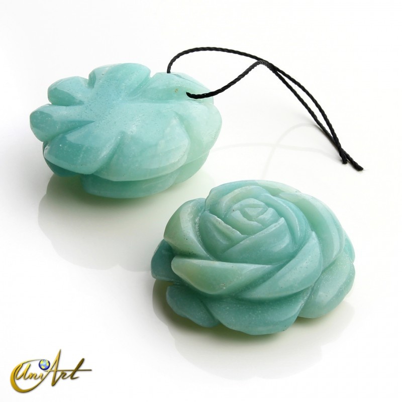 Colgante de amazonita - rosa