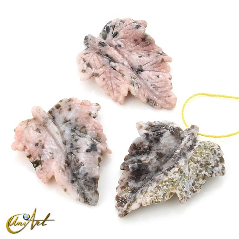 Colgante Hoja de piedra natural - Dolomita