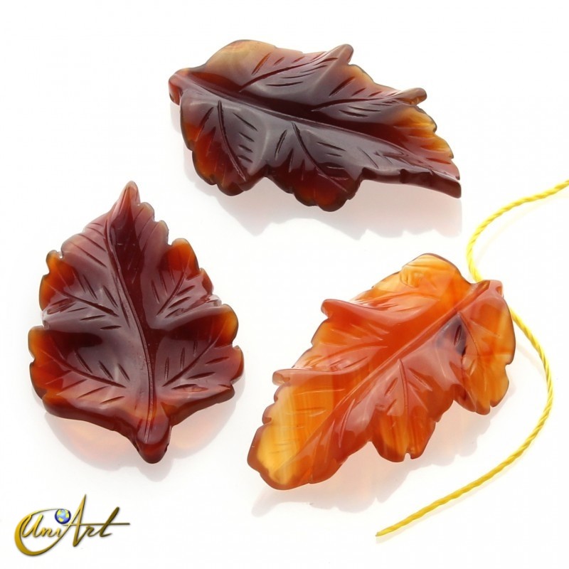 Hoja de mineral natural - Carneola