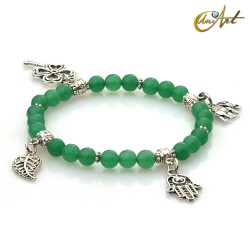 Charm Lucky bracelet -  Green Jade