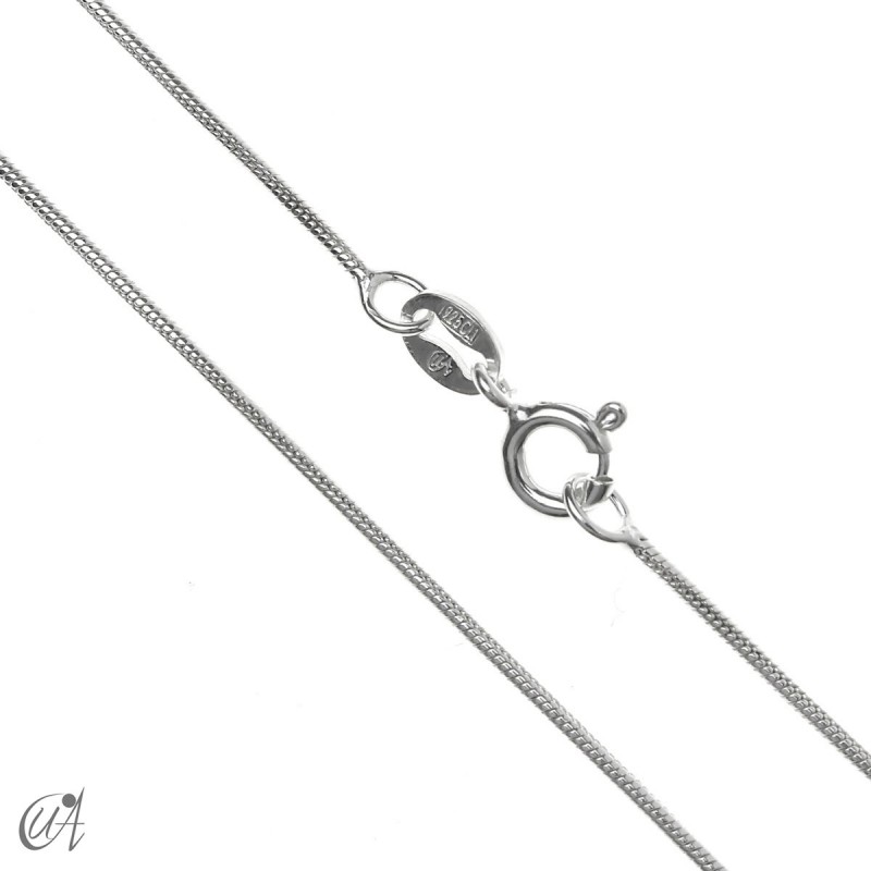 Silver snake chain 0.9mm