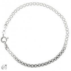 Bismark bracelet chain in sterling silver - 3mm