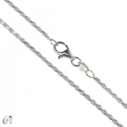 Rope chain 1.6mm - 925 silver