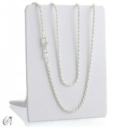 Rope chain 1.6mm - 925 silver