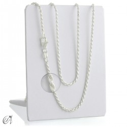 Cadena cuerda 1.6mm - plata 925