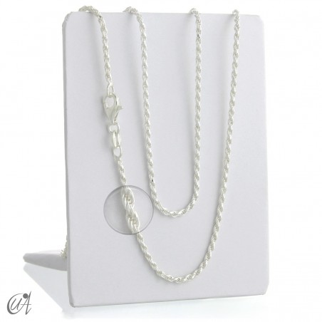 Cadena cuerda 1.6mm - plata 925