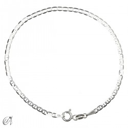 Diamond-cut calabrote bracelet 2.3 mm – 925 silver