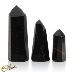 Black tourmaline tips by weight