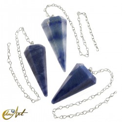 Reiki and dowsing pendulum blue quartz