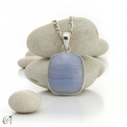 Chalcedony and silver - model 1