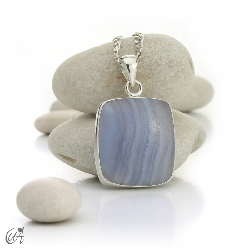 Chalcedony and silver - model 2