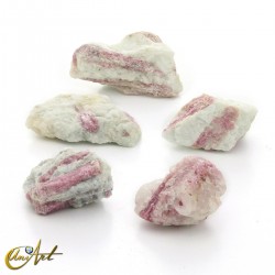 Pink tourmaline in matrix - bag 200 grams