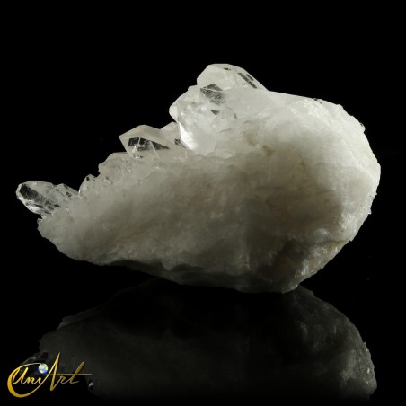 Druse of crystal quartz tips