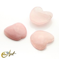Rose quartz apple - cabochon
