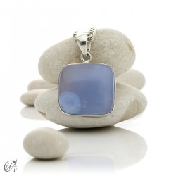 Chalcedony and silver - model 6