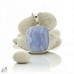 Chalcedony and silver - model 3