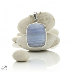 Chalcedony and silver - model 4