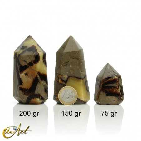 Septarian points from Madagascar