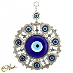 Metal amulet with the Turkish evil eye model 3