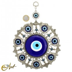 Amuleto de metal con el ojo turco, modelo 3