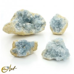 Celestite from Madagascar, 10 kilos