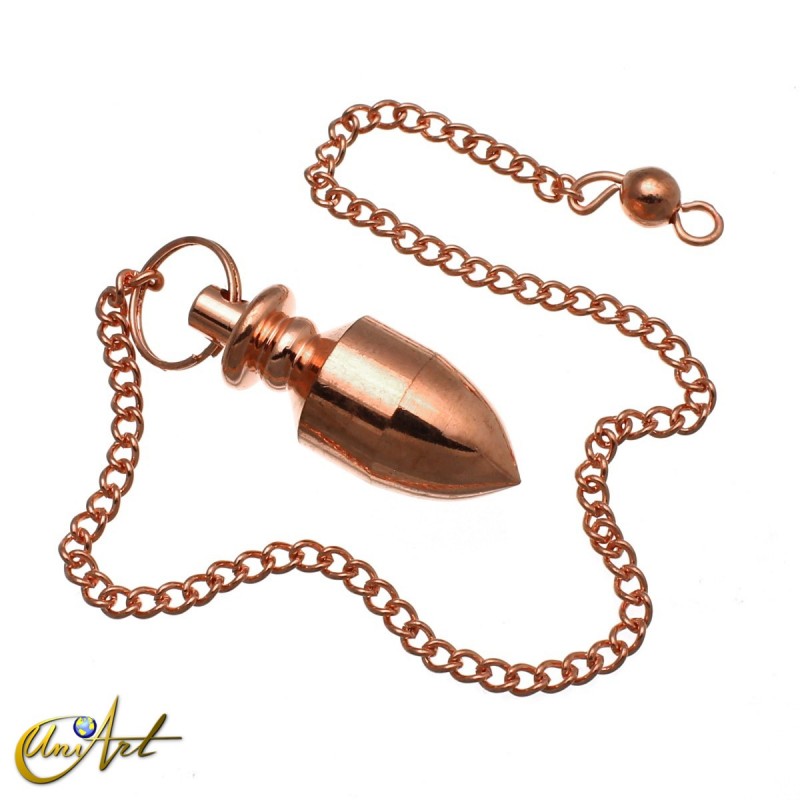 Péndulo metálico - bala, color cobre