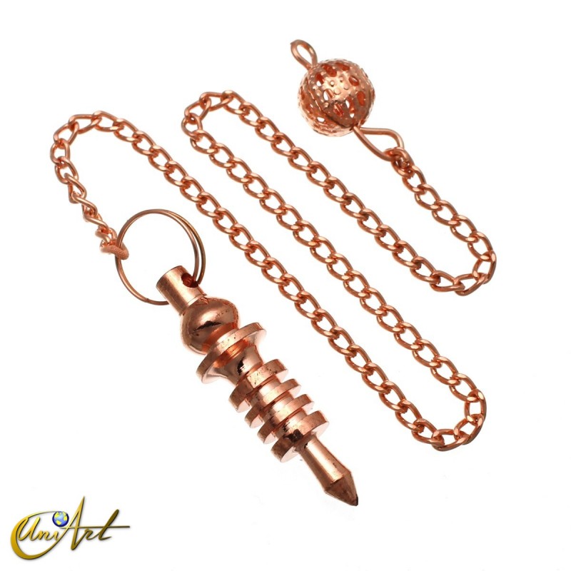 Péndulo Isis de metal color cobre
