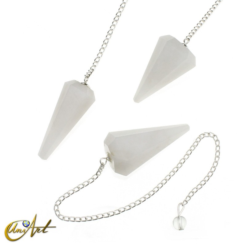 Quartz pendulum (India) - white quartz