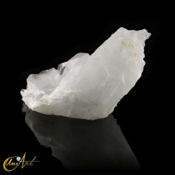 Crystal quartz druse formation