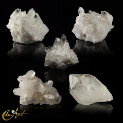Crystal quartz druses - 1 kilo