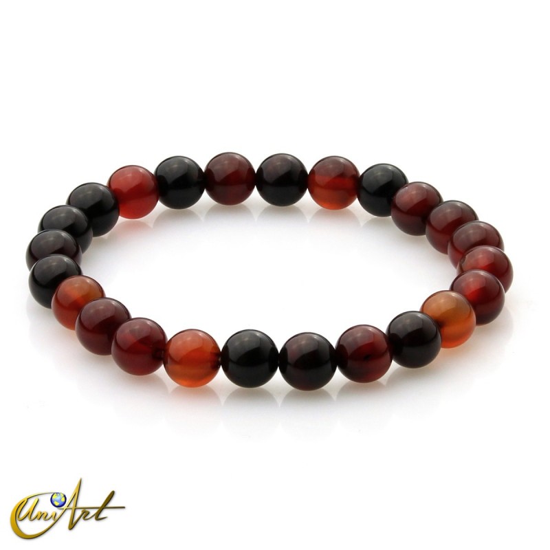 Miracle agate beads bracelet