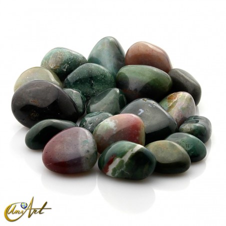 Indian agate tumbled stones in packet of 200 grs