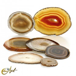 Natural color agate - various size slabs