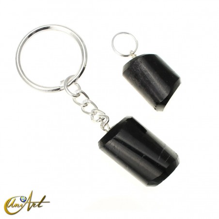 Set de llavero y colgante de turmalina