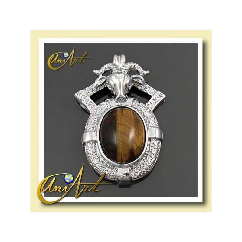 Tiger eye pendant Goat Model
