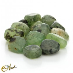 Prehnite tumbled stones – 200 grams