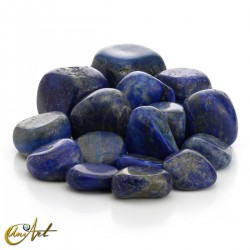 Lapis lazuli tumbled stones in packet of 200 grs