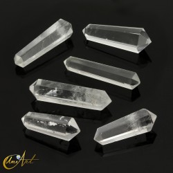 Biterminados de cuarzo cristal