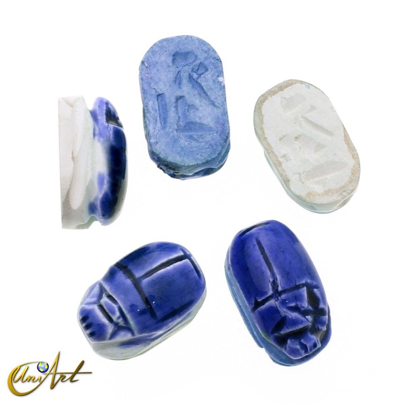 Escarabajo egipcio pequeño - azul