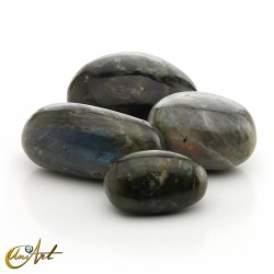 Large labradorite tumbled stones - 500 grams