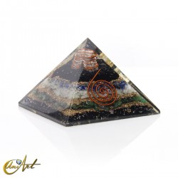 Multi-mineral Orgonite Pyramid - model 3